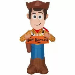 Gemmy Airblown-Woody with Banner Halloween Inflatable