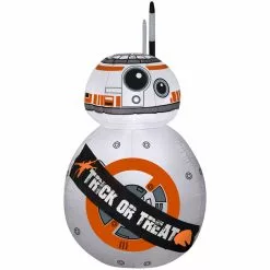 Gemmy Airblown Inflatable Star Wars BB-8 with Banner, Self-Inflates, G-74053