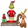 Gemmy Airblown Grinch and Max on Sled Christmas Inflatable Decor, G-111796 2 Gemmy Airblown Grinch and Max on Sled Christmas Inflatable Decor, G-111796 -Deals Gemmy Store 1454466