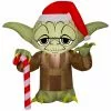 Gemmy Airblown-Stylized Yoda with Santa Hat Inflatable Decor, G-114961 2 Gemmy Airblown-Stylized Yoda with Santa Hat Inflatable Decor, G-114961 -Deals Gemmy Store 1454484 1