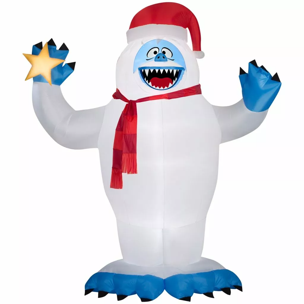 Gemmy Airblown-Bumble with Santa Hat Inflatable Decor, G-14545 3 Gemmy Airblown-Bumble with Santa Hat Inflatable Decor, G-14545