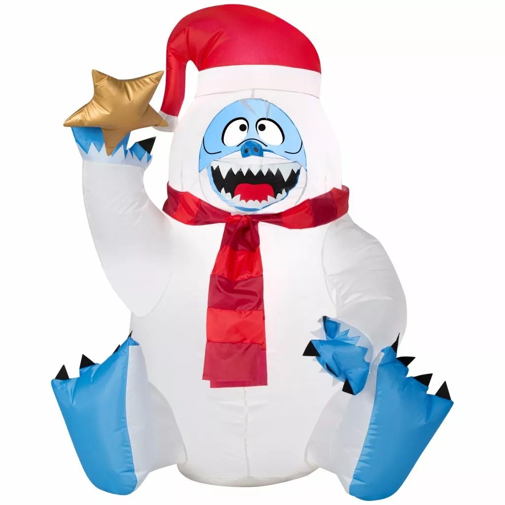 Gemmy Airblown-Sitting Bumble Holding Star Inflatable Decor, G-37179 3 Gemmy Airblown-Sitting Bumble Holding Star Inflatable Decor, G-37179