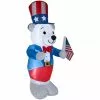 Gemmy Airblown Inflatable Fourth of July White Bear, 6 ft., G-49624 1 Gemmy Airblown Inflatable Fourth of July White Bear, 6 ft., G-49624 -Deals Gemmy Store 1485538