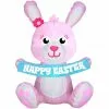 Gemmy Airblown Outdoor Happy Easter Pink Bunny Inflatable 2 Gemmy Airblown Outdoor Happy Easter Pink Bunny Inflatable -Deals Gemmy Store 1486425