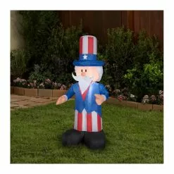 Gemmy Outdoor Airblown Inflatable Uncle Sam, 4 ft., G-44244 5 Gemmy Outdoor Airblown Inflatable Uncle Sam, 4 ft., G-44244 -Deals Gemmy Store 1486426 A1