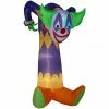 Gemmy Projection Airblown Inflatable Kaleidoscope Clown Decoration, Self-Inflates, Lights Up, G-75464 -Deals Gemmy Store 1547596