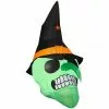 Gemmy Air-Blown Green Witch Skull Inflatable, Self-Inflates, G-54947 1 Gemmy Air-Blown Green Witch Skull Inflatable, Self-Inflates, G-54947 -Deals Gemmy Store 1547611