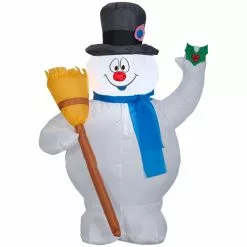 Gemmy Airblown Inflatable Frosty with Broom