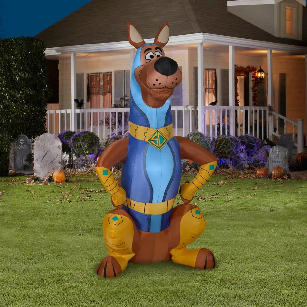 Gemmy Airblown Super Scoob from Scoob Movie Inflatable Decor 4 Gemmy Airblown Super Scoob from Scoob Movie Inflatable Decor - Image 2