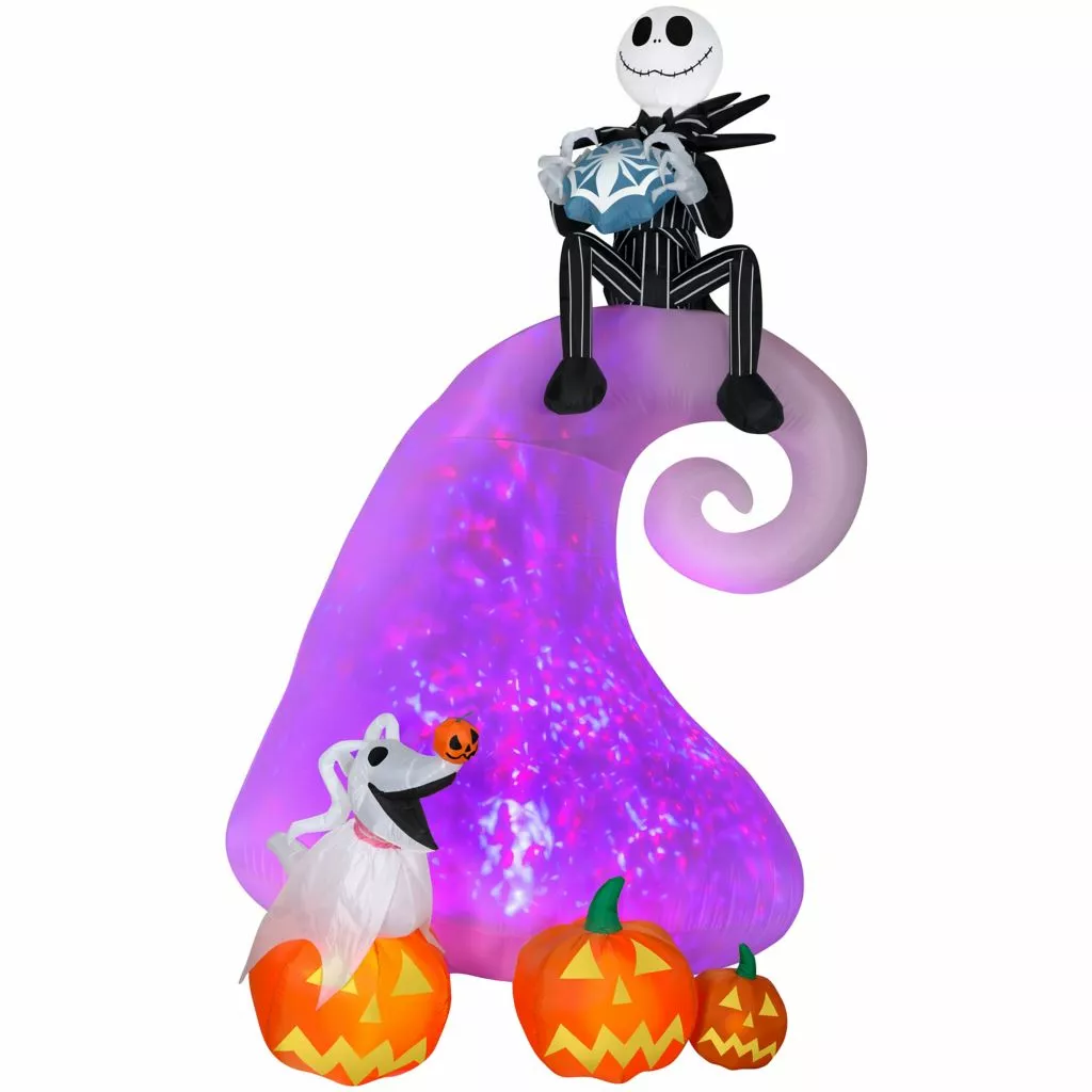 Gemmy Animated Projection Airblown Kaleidoscope Nightmare Before Christmas Inflatable Decoration, G-221178 3 Gemmy Animated Projection Airblown Kaleidoscope Nightmare Before Christmas Inflatable Decoration, G-221178