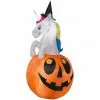 Gemmy Airblown-Unicorn with Color Changing Horn in a Pumpkin Inflatable Decoration, G-223128 -Deals Gemmy Store 1694668