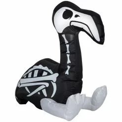 Gemmy Airblown Skeleton Flamingo Inflatable Decoration, G-223151