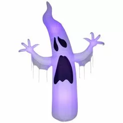 Gemmy Lightshow Airblown-ShortCircuit-Ghoul Ghost-Giant (Black Light) (HD)