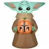 Gemmy Airblown-The Child with Pumpkin-SM-Star Wars