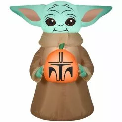 Gemmy Airblown-The Child with Pumpkin-SM-Star Wars