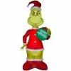 Gemmy Airblown Inflatable Grinch with Ornament, Giant Size, Dr. Seuss -Deals Gemmy Store 1736974