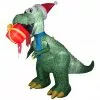 Gemmy Animated Airblown Inflatable T-Rex with Present -Deals Gemmy Store 1737051
