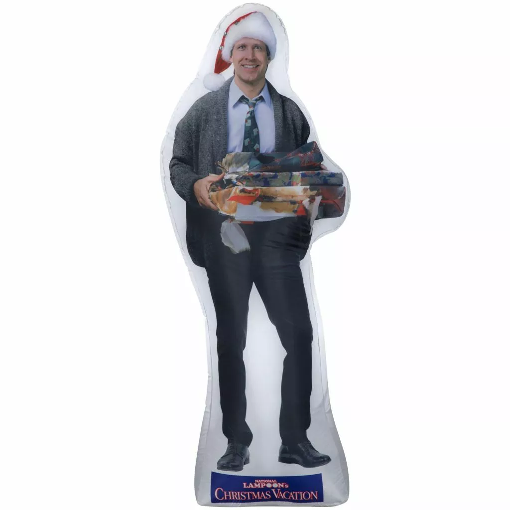 Gemmy Photorealistic Airblown Inflatable NLCV Clark Griswold with Presents, WB 3 Gemmy Photorealistic Airblown Inflatable NLCV Clark Griswold with Presents, WB
