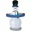 Gemmy Animated Airblown Inflatable Snowman with Banner -Deals Gemmy Store 1737080