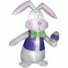 Gemmy Airblownwhite Bowtie Bunny with Vest 1 Gemmy Airblownwhite Bowtie Bunny with Vest -Deals Gemmy Store 1874444