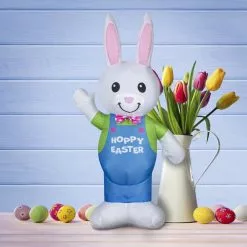 Gemmy Airdorable Airblown Easter Bunny -Deals Gemmy Store 1874448 A3
