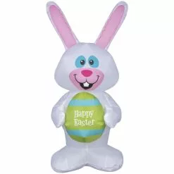 Gemmy Airdorable Airblown Whimsical Easter Bunny