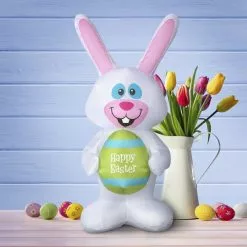 Gemmy Airdorable Airblown Whimsical Easter Bunny 9 Gemmy Airdorable Airblown Whimsical Easter Bunny -Deals Gemmy Store 1874449 A3