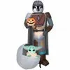 New! Gemmy Airblown Inflatable Star Wars The Mandalorian The Child with Pumpkin Scene 2 New! Gemmy Airblown Inflatable Star Wars The Mandalorian The Child with Pumpkin Scene -Deals Gemmy Store 1904199