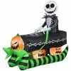 New! Gemmy Airblown Inflatable Jack Skellington on Coffin Sleigh 2 New! Gemmy Airblown Inflatable Jack Skellington on Coffin Sleigh -Deals Gemmy Store 1904207