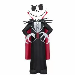 New! Gemmy Airblown Inflatable Jack Skellington as Vampire