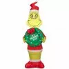 New! Gemmy Airblown Inflatable Grinch with Wreath, G-116021 -Deals Gemmy Store 1935131