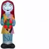 New! Gemmy Airblown Inflatable Sally with Gift Box, G-116473