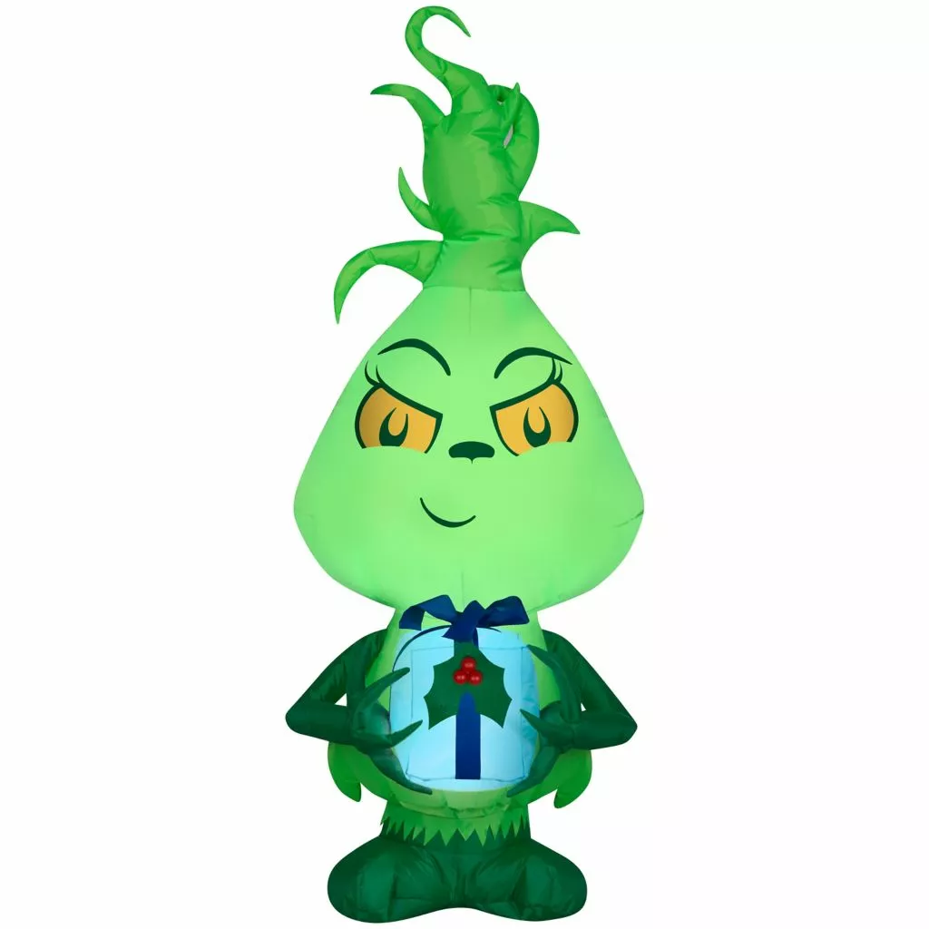 New! Gemmy Airblown Inflatable Little Grinch, G-117629 3 New! Gemmy Airblown Inflatable Little Grinch, G-117629