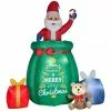 New! Gemmy Giant Animated Airblown Inflatable Santa in a Gift Bag, G-117809 1 New! Gemmy Giant Animated Airblown Inflatable Santa in a Gift Bag, G-117809 -Deals Gemmy Store 1935143