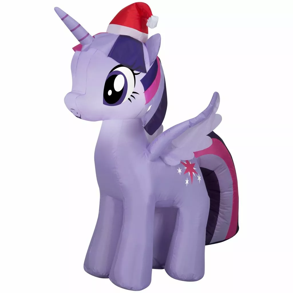 New! Gemmy Airblown Inflatable Twilight Sparkle with Santa Hat, G-118991 3 New! Gemmy Airblown Inflatable Twilight Sparkle with Santa Hat, G-118991