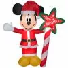 New! Gemmy Airblown Inflatable Mickey Mouse with "Happy Holidays" Sign, G-119348 -Deals Gemmy Store 1935160