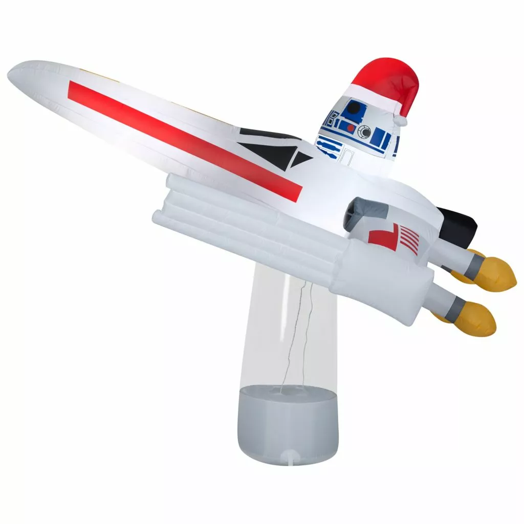 New! Gemmy Airblown Inflatable Star Wars X-Wing with R2-D2, G-39453 3 New! Gemmy Airblown Inflatable Star Wars X-Wing with R2-D2, G-39453